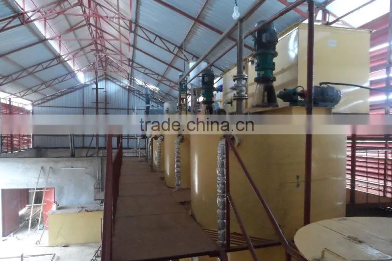50TPD automatic vegetable oil refinery machine with ISO9001,CE
