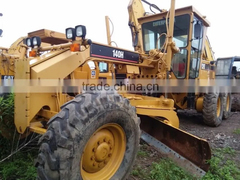 Best excellent Used Motor Grader 140H in Shanghai China
