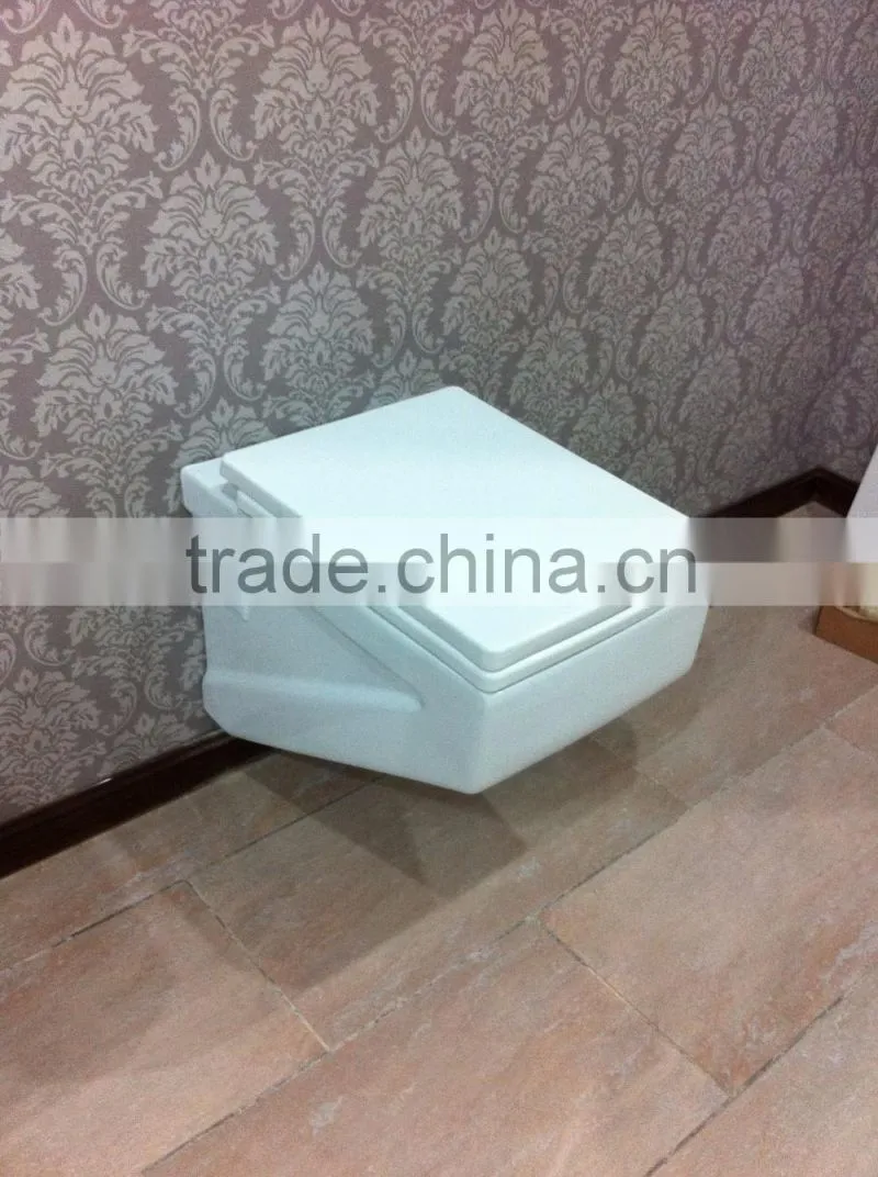 China quality standard wash down bathroom ceramic wall-hung toilet bowl