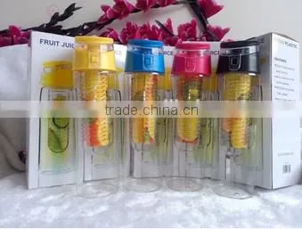 Fruit Infusion Water Bottle - Multiple Colors