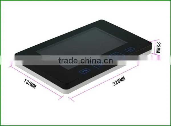 High-strength tempering glass wireless door phone intercom electronic door lock
