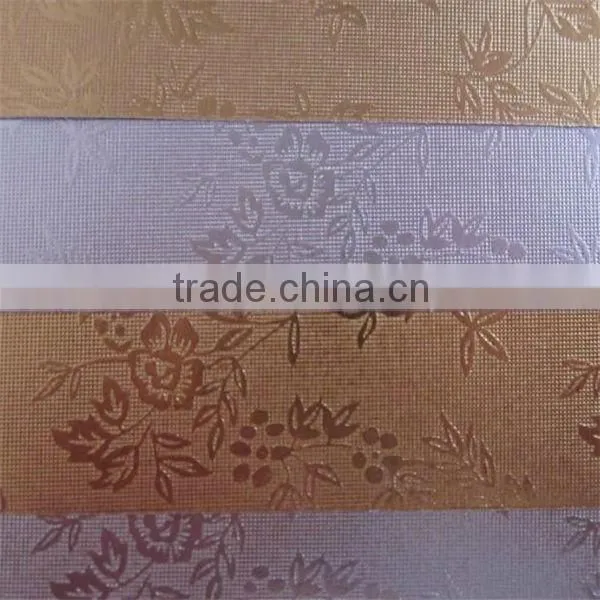 2015 embossed gold/silver aluminum foil paper for wrapping