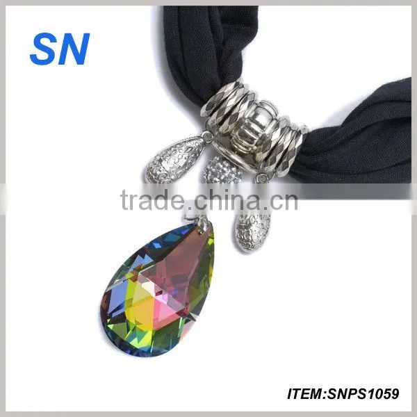 diamond pendant jewelry scarf 2014 spring fashion scarf