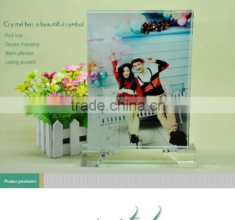 sublimation crystal photos frame at low price wholsale BSJ-28A