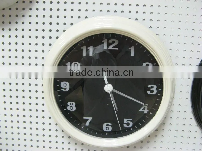 12" Smart light metal silence wall clock