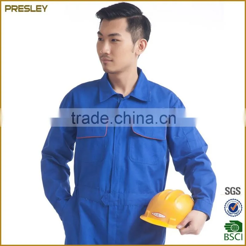 Customized High Quality Wholesale Men's Coverall Reflective Safety Workwear