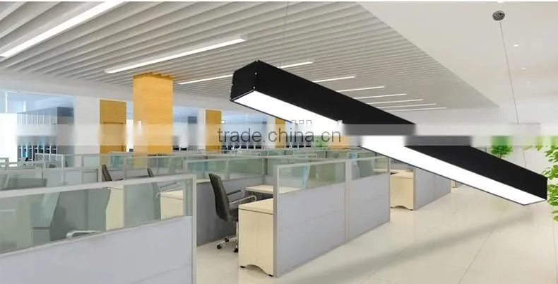 led linear pendant light/LED office pendant light/Linear suspended LED light 4000ml