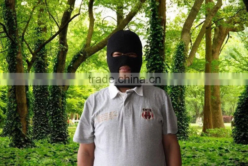 Black Style 3 Hole Mask Neck Warmer Hunting Fishing Skiing Runing Hat