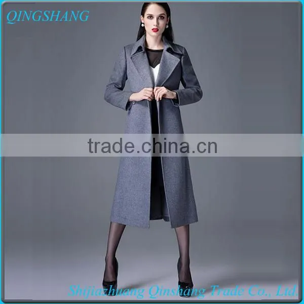 Double-breasted button coat gentlemen coat