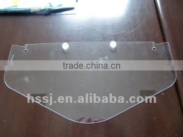 2016 New Protective headband ABS face visor with PP headgear PC helmet headgear PVC head gear for sales