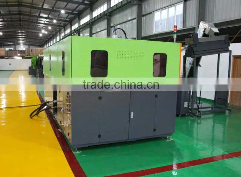 six cavities automatic pet bottle blowing machine