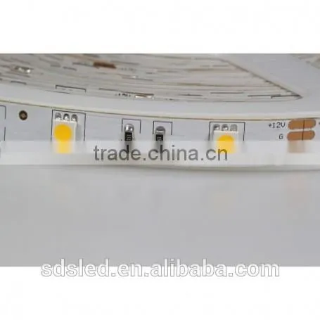 LED flexible strip light strips IP33 30LED/m Yellow SMD5050 flexible led strip light DC12V