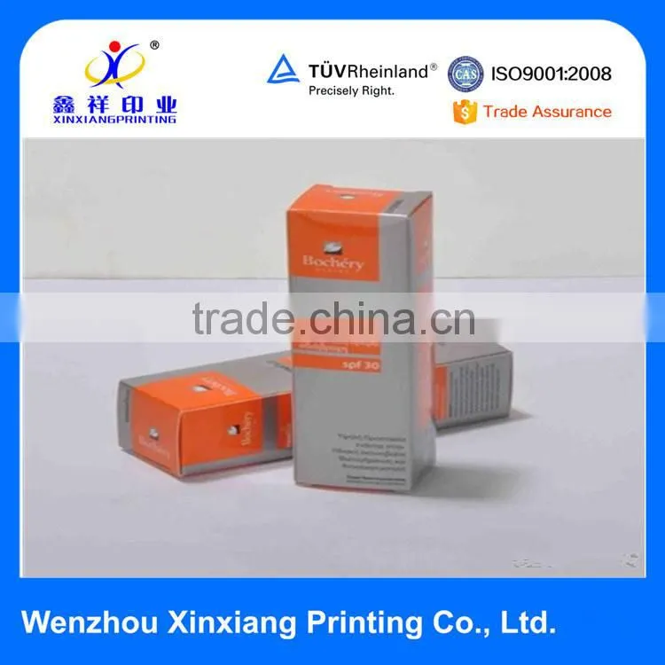 Facial Cream Packaging Cutting Die Line Paper Boxes