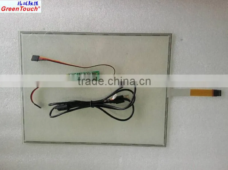 custom-made touch screen,5 wire 4.3inch resistive touch overlay