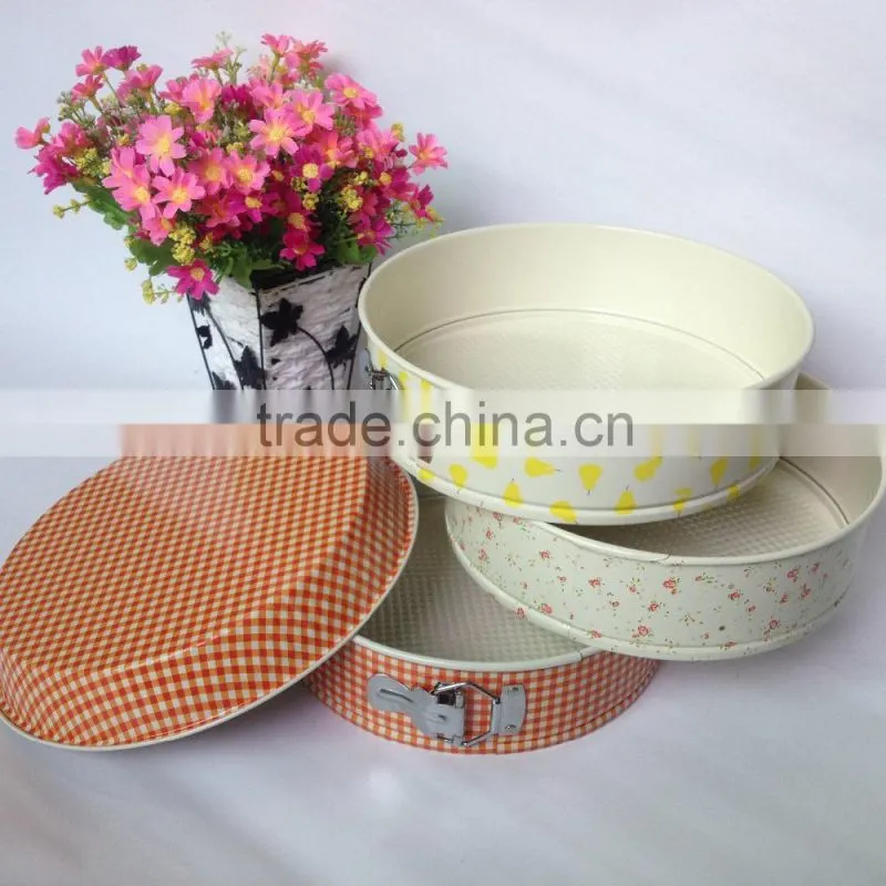 2015 new item springform pan Decal cake mould