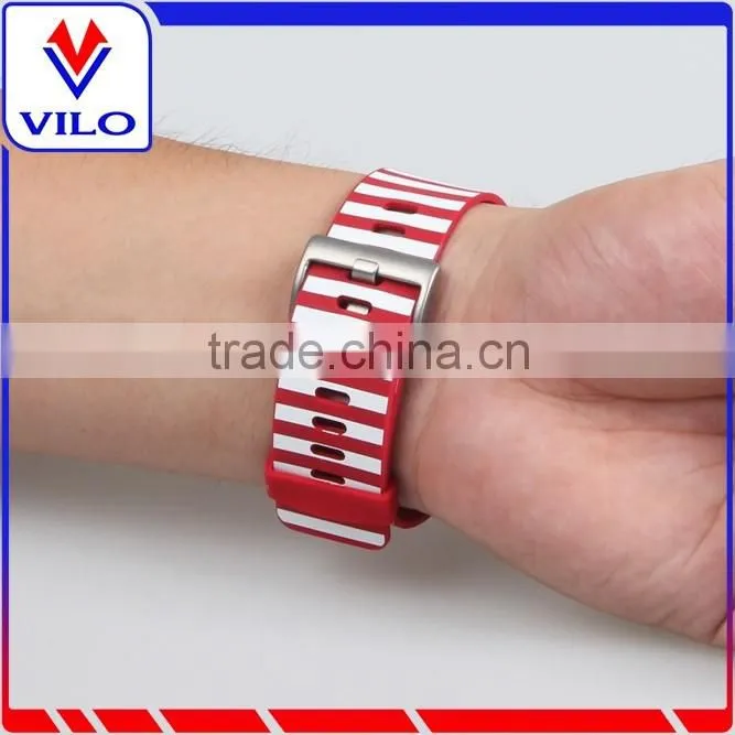High Quality Replacement Adjustable Silicone Watch Band Rubber Wrist strap for Fitbit Blaze Smart Watch