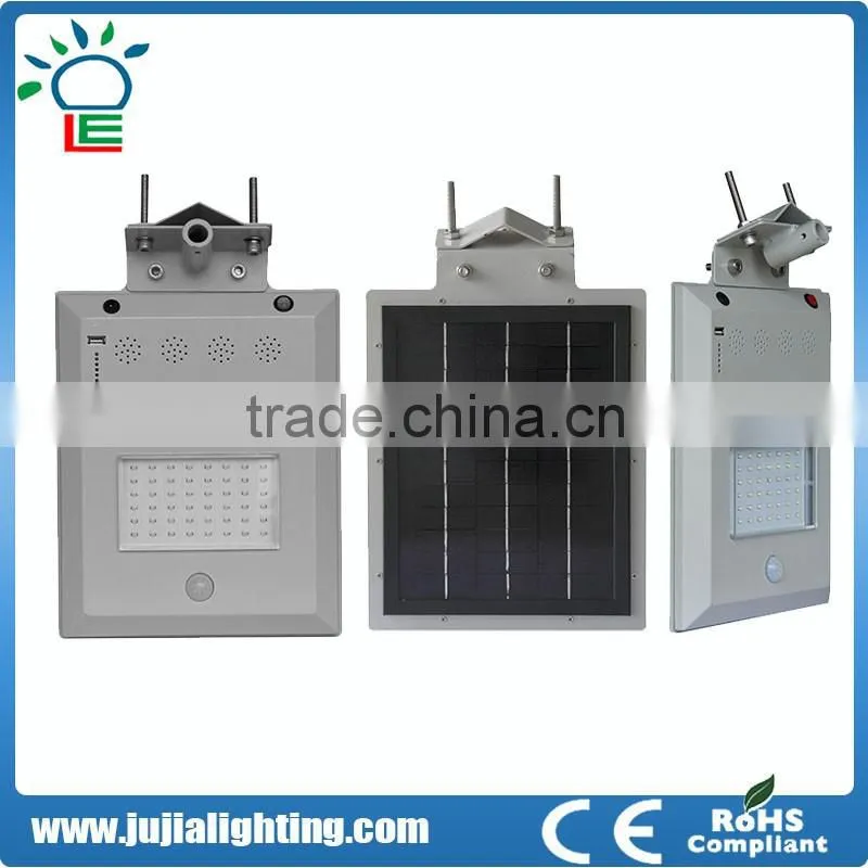 2016 new launched Bridgelux 6W aluminum solar led street light