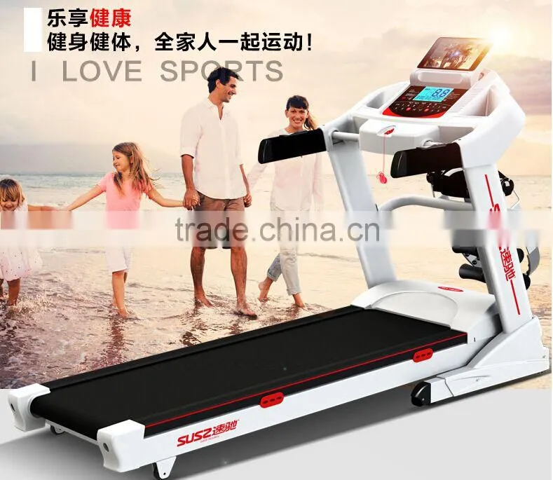 fitness equipment treadmill for home use with multifunction usage ,max.loading 150kgs