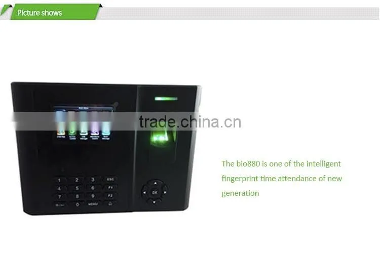 Intelligent Wireless T9 Input Time Attendence Management With ADMS Bio880