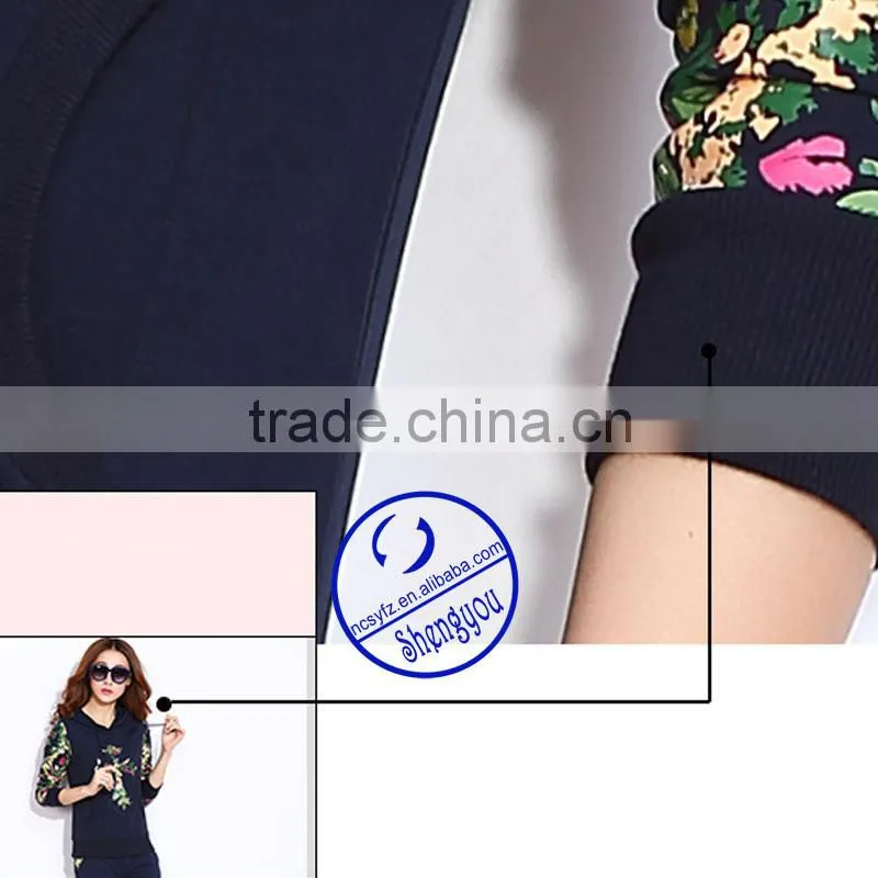 2015 custom wholesale women pullover sweatshirts hoodie