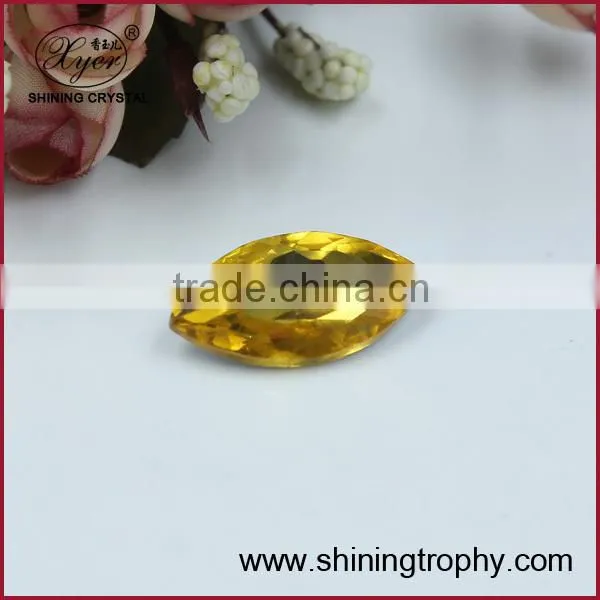 Champagne Gold Crystal Loose Stone, Crystal jewelry Accessory