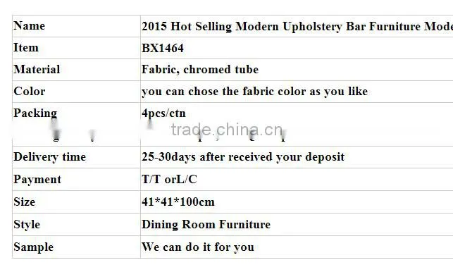 China Manufacturer Wholesale bar stool high chair with different color