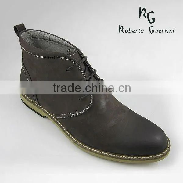 Leather boot