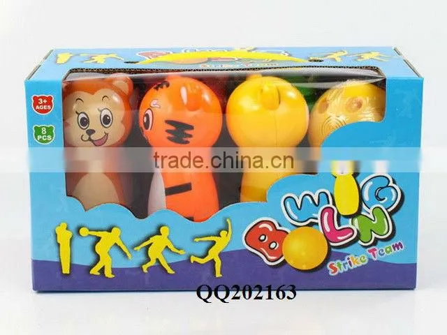 Lovely plastic bowling set toy