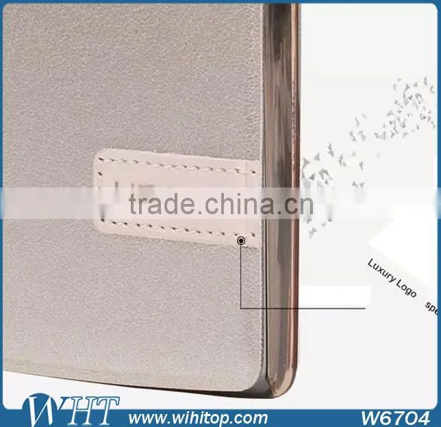 2015 Mobile Phone Case, Leather Flip Stand View Case Cover for LG G4
