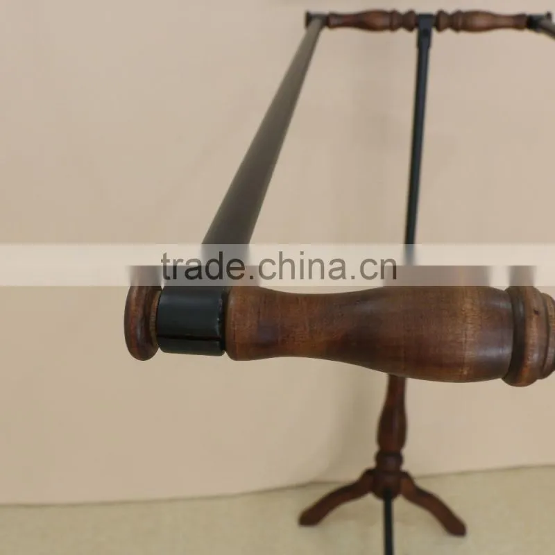 QD-F170 Wooden clothes hanging drying /display rack