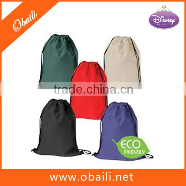 Cute drawstring bags,drawstring shopping bag,210d polyester drawstring bag