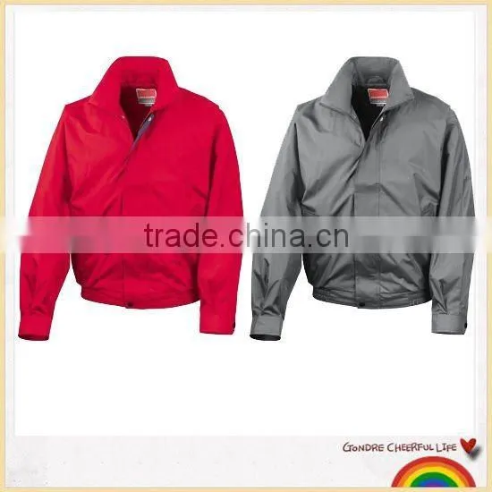 Waterproof leisure mens rain jacket