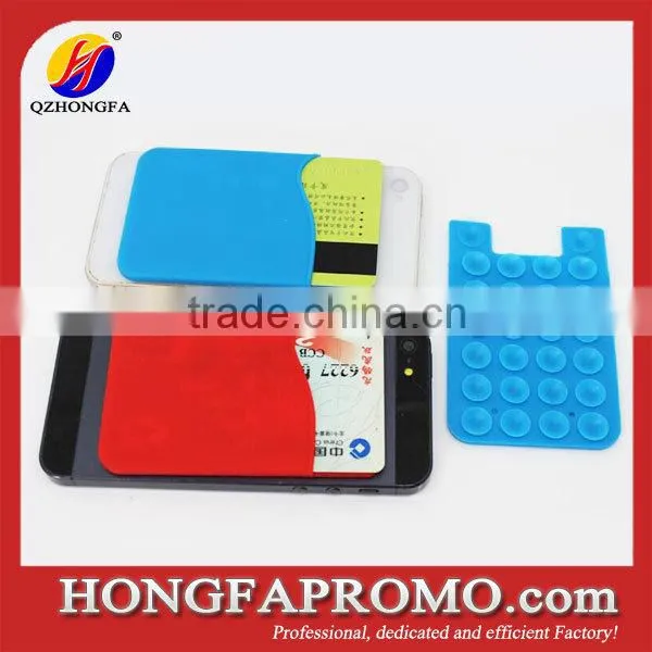 Hand 3MM Sticker Silicone Phone Card Pouch