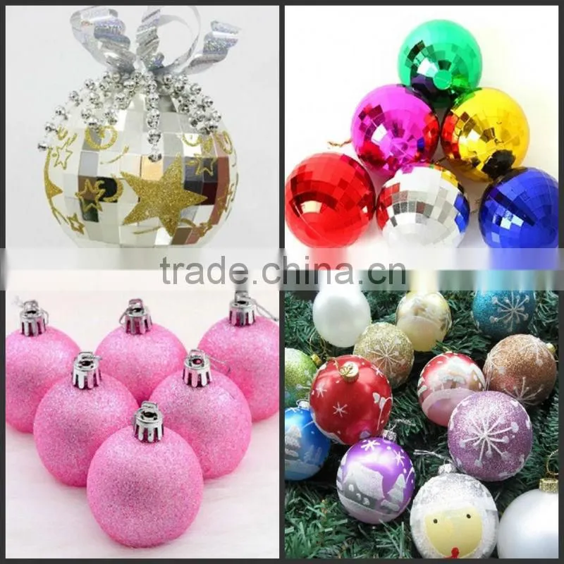 decorating foam christmas ball box with star shiny white christmas decoration ball