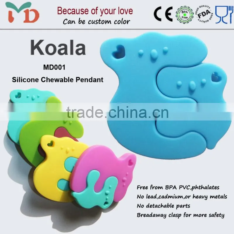 Wholesale BPA Free Silicone Pacifier Holder Clip / Baby Pacifier Holder