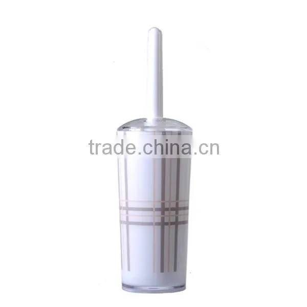 Durable plastic cleaning toilet brush