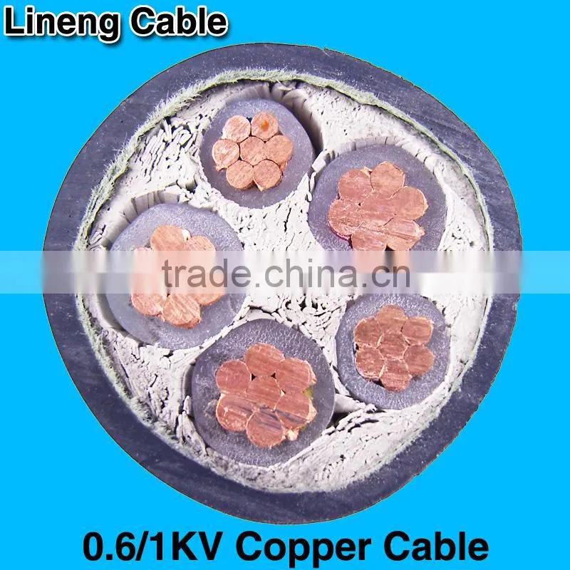 Hebei Lineng 0.6/1kv Low Voltage 5x16mm2 Power Cable