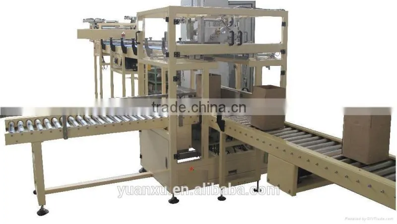 YK-ZX05 Full-Automatic Comestic&Detergent Bottles Case Packer&Packing Machine