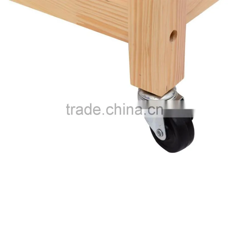 Pine Kitchen Trolley with two Drawer