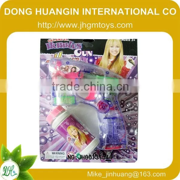 2014 automatic musical space bubble gun toy wholesale