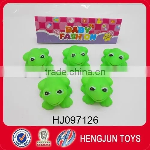 promotion vinyl plastic 6 pcs animal water spray toys
