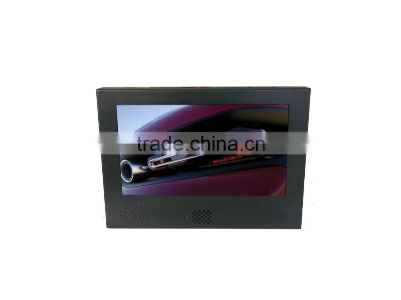 USB Updating 9" taxi video advertising player