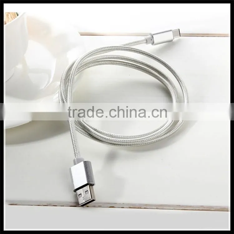 2016 Fashion Type-C to USB2.0 Data and charging sync braided cable