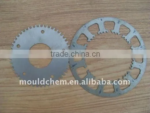 laminated stator and rotors for stepper motor