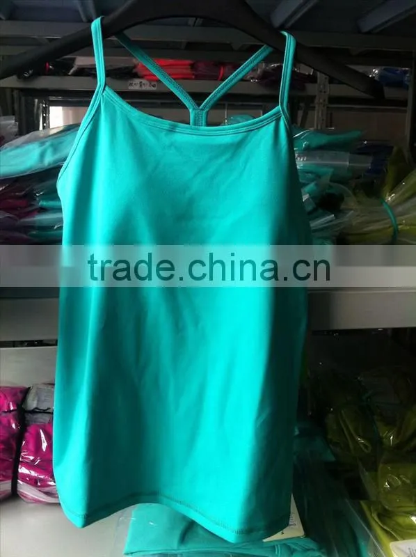 Most popular woman yoga wear tops and capris, wholesale Chinese items
