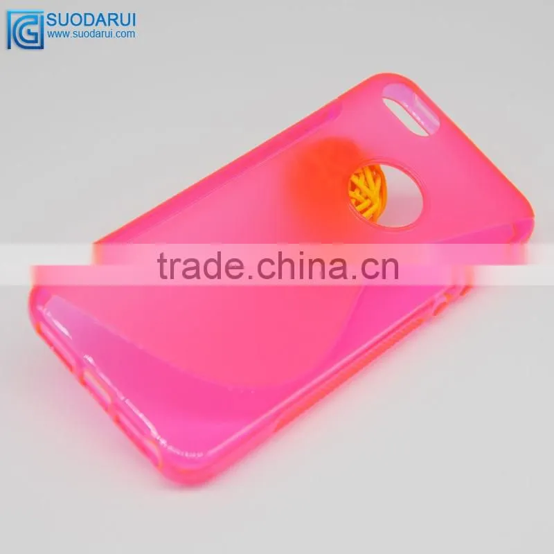 Mix color S-line TPU cover phone cases for iPhone 5se cover