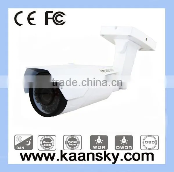 2014 Best quality 2.8-12mm varifocal lens IR bullet proof outdoor 900tvl cctv camera