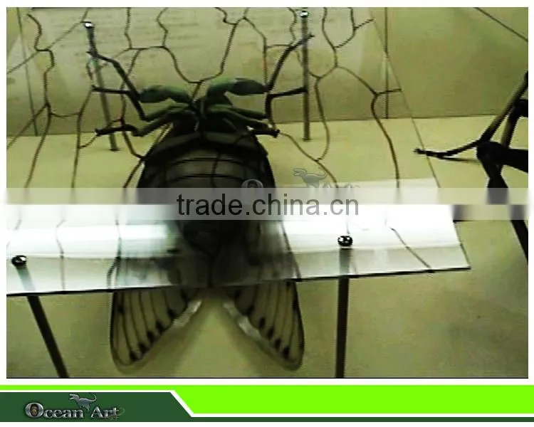 Theme park mechanical insects butterfly