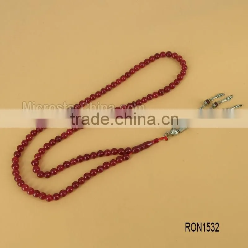 Red Jasper 99pcs (6MM) Islamic Prayer Beads tasbih tesbih Misbaha Tasbeeh