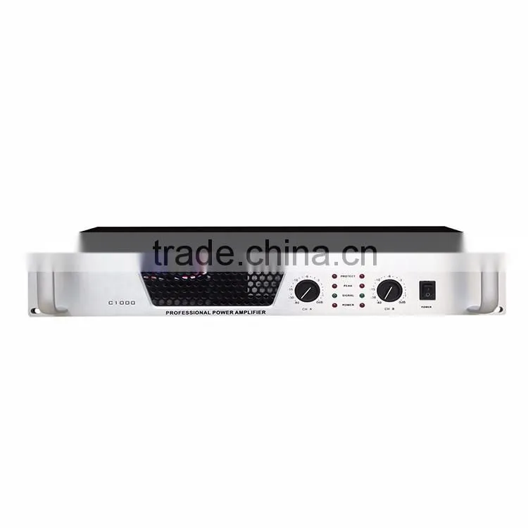 C1000-1000W Pro Stage Power Amplifier For Music Concert